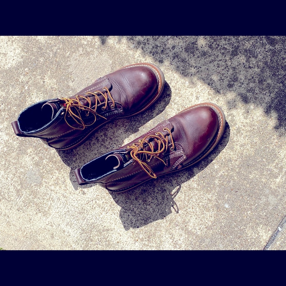 Thorogood Size 9.5 boots. Born in the U.S.A.